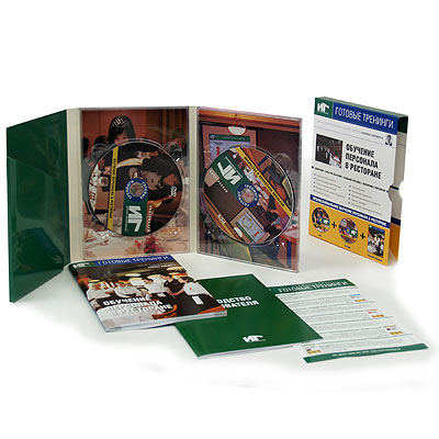 Обучение персонала в ресторане (+ DVD-ROM, CD-ROM) Серия: Готовые тренинги инфо 5875j.