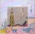 Ромашки (Авторский батик - 25 х 25 см) Батик, Шелк 2008 г инфо 6282j.