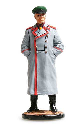 Георгий Жуков, великий полководец, 1896 - 1974 годы, СССР (Оловянная миниатюра - Авторская роспись) Авторская работа Мастерская "Чекан" 2008 г инфо 13279k.