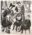 "Парикмахерская" Литография (46 х 46) в России и за инфо 11546e.